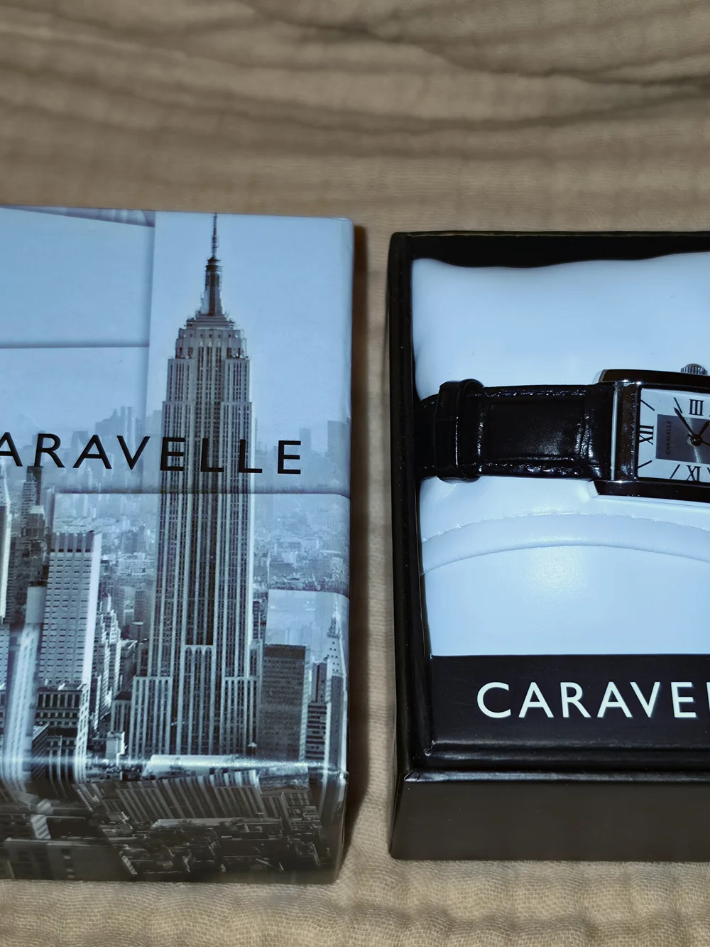 Women's Black Leather Strap Rectangular Dress Watch